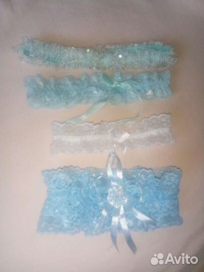 Подвязки новые на свадьбу