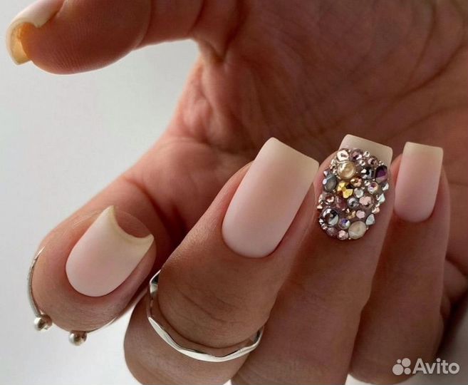 Маникюр гель лак наращивание, укрепление ногтей