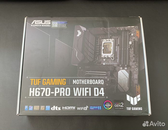 Материнская плата Asus tuf h670-pro wifi d4 (нов)