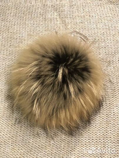 Помпоны из натурального меха