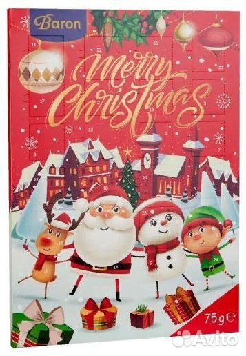 Шоколадный адвент-календарь из европы