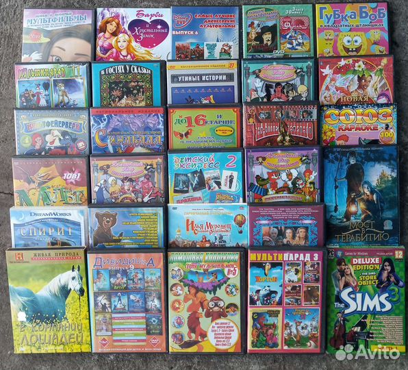 Dvd диски мультфильмы