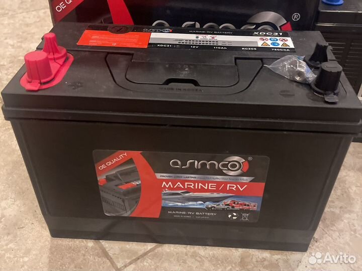 Аккумулятор лодочный тяговый 110ач