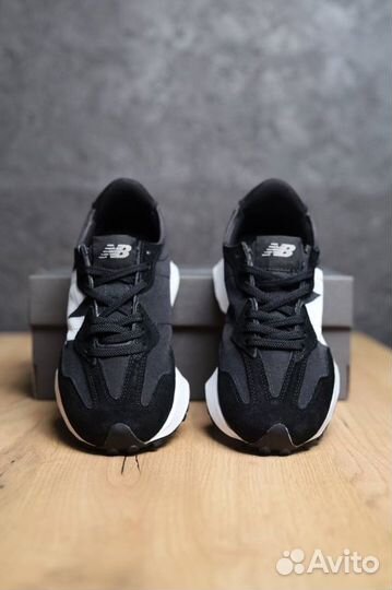 New Balance 327 Black White