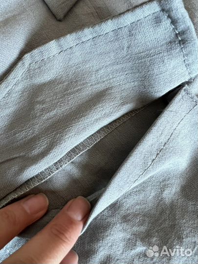 Мужской костюм лен р 52