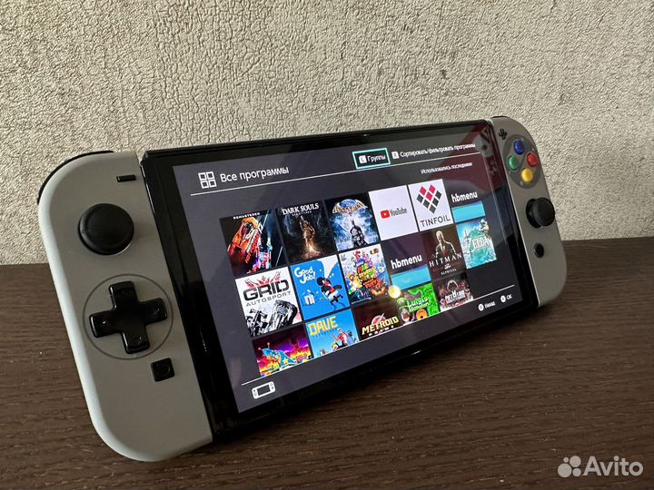 Nintendo Switch oled прошитый hwfly