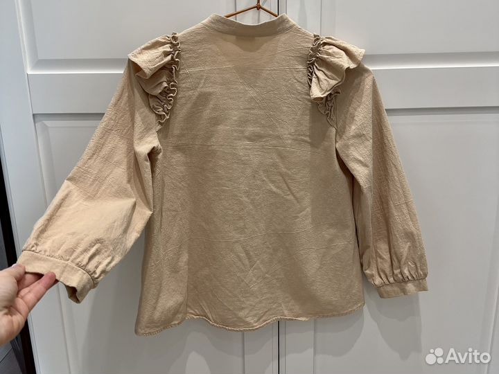 Блузка для девочки школьная рубашка детская