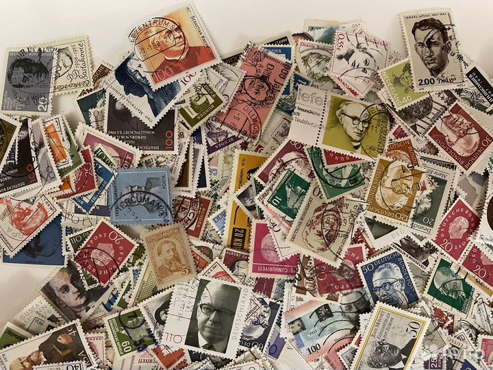 Марки персоналии. Очень много. Старина