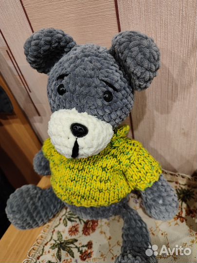 Вязанный мишка