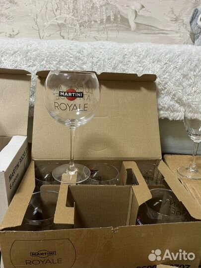Бокалы Фужеры Стаканы Дюарс Мартини Бакарди