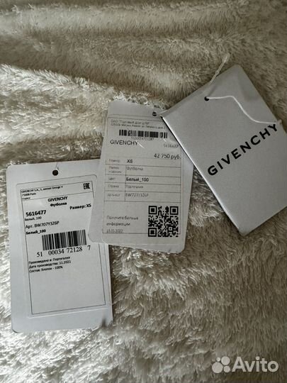 Футболка givenchy оригинал