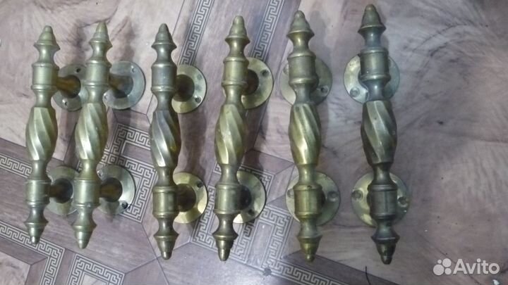 Латунные ручки