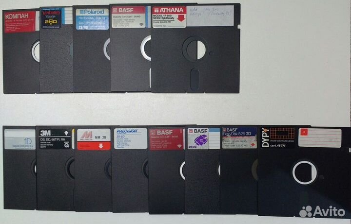 Дискеты Б/у 3.5 и 5.25 дюйма