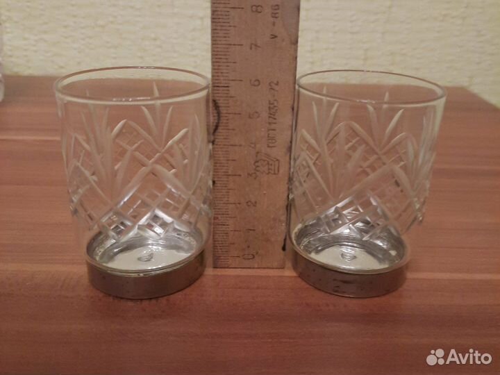 Хрустальный бокал и рюмки СССР