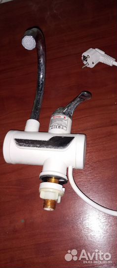 Кран с проточным подогревом