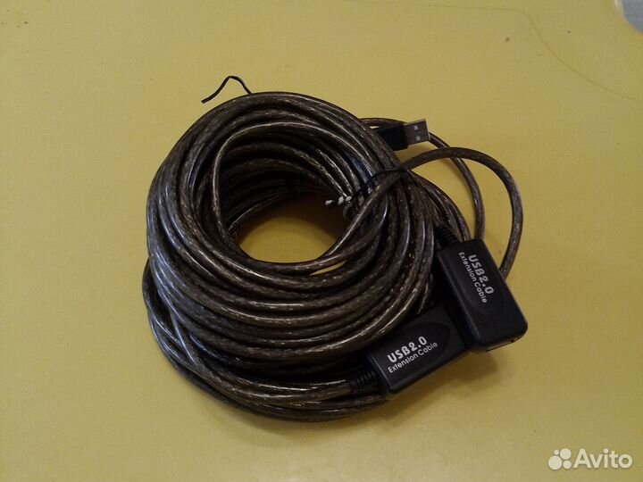 Usb 2.0 удлинительный кабель 20 метров