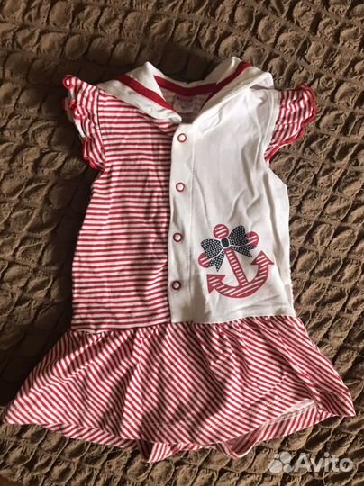 Платье боди для девочки 62 68