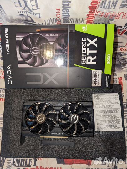 Видеокарта evga GeForce RTX 3060 gaming XC