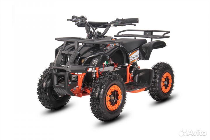 Электроквадроцикл sneg mini (orange) 1000W детский