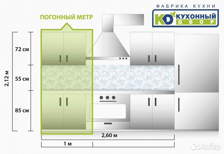 Качественный кухонный гарнитур