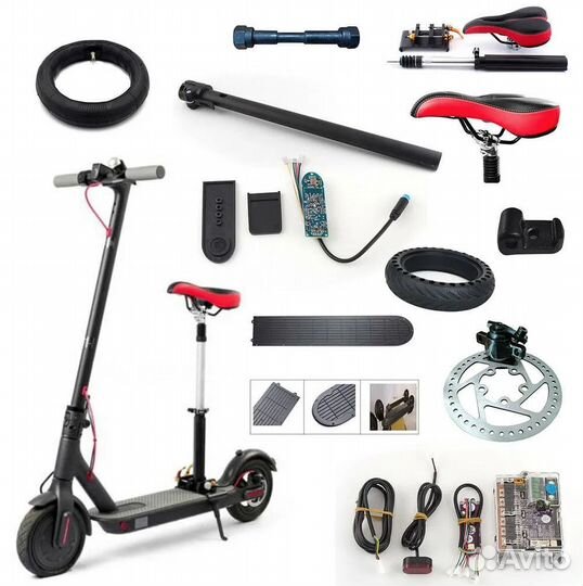 Запчасти и аксессуары для электросамокатов