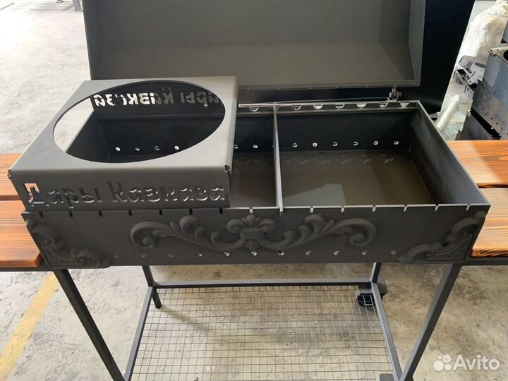 Мангал с крышей 5 мм