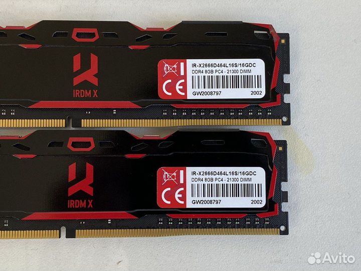 Оперативная память DDR4 HyperX / XPG / 16GB