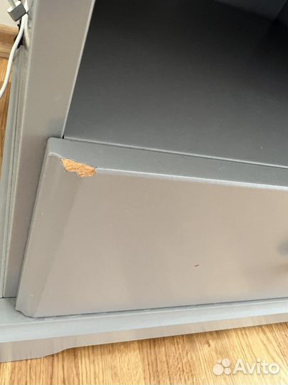 Тумба под телевизор Hemnes серая