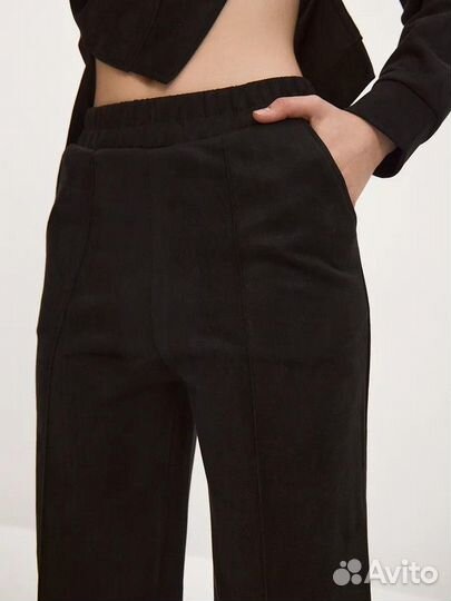 Костюм женский со свитшотом оверсайз теплый