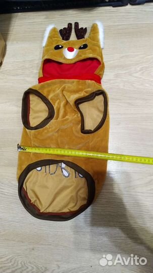 Новогодний костюм для маленьких собак