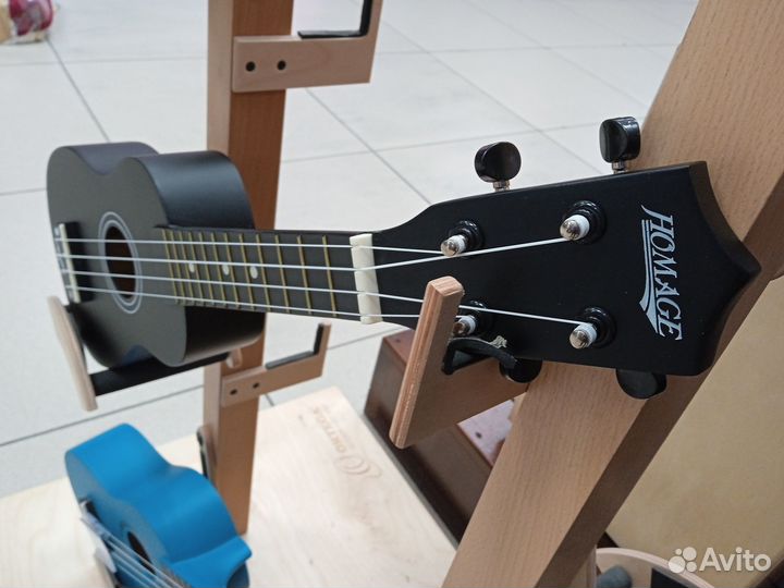 Укулеле сопрано Homage RS-C1 чрн,крс,зел,жлт