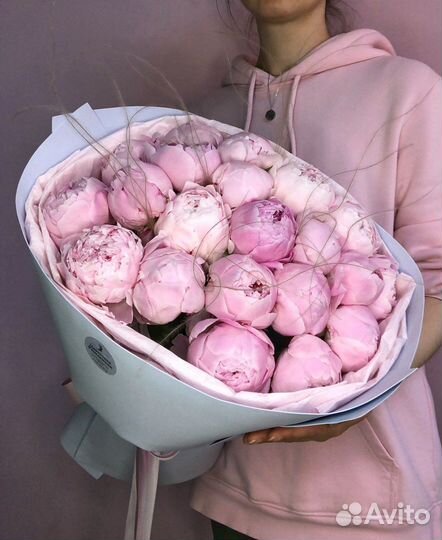 Букет 21 пион