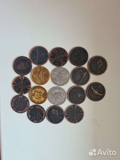 Монетки из пятерочки 17 шт