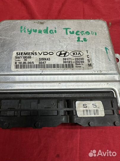 Блок управления двигателем Hyundai Tucson