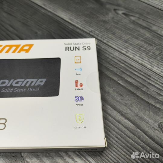 SSD накопитель digma run s9 256Gb