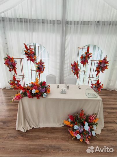 Оформление свадьбы декор