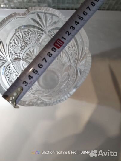 Хрустальная ваза