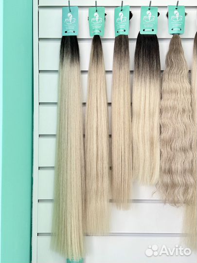 Блонд омбре волосы для наращивания