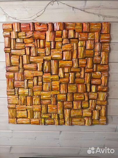 Панно из дерева