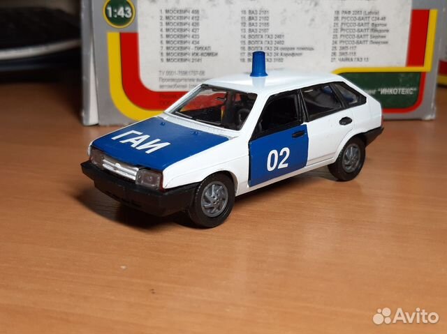 Ваз 2109, Гаи, Агат, Тантал, Радон, 1:43 купить в Москве | Хобби и ...