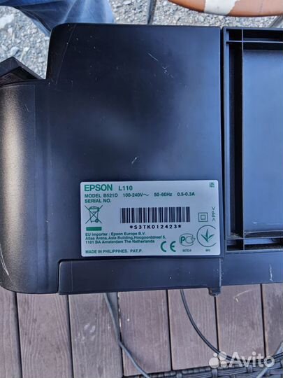 Цветной струйный принтер epson L 110 бу
