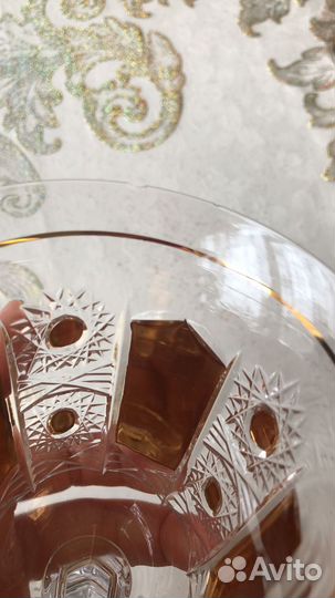 Фужеры хрусталь богемия