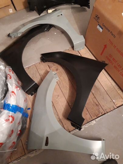 Крылья передние хендай солярис в наличие