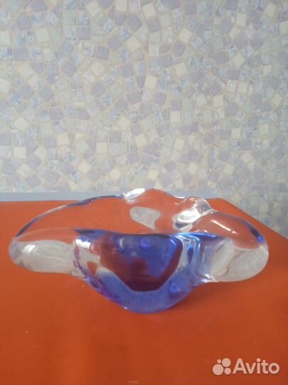 Пепельница, цветное стекло, СССР