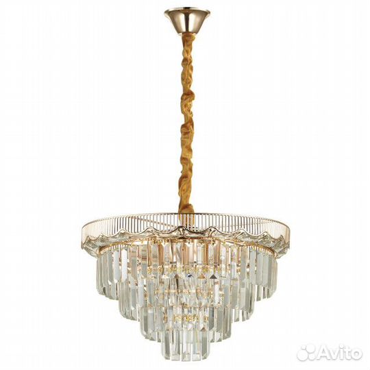 Люстра подвесная lumion Esme E14 8х40Вт золотой