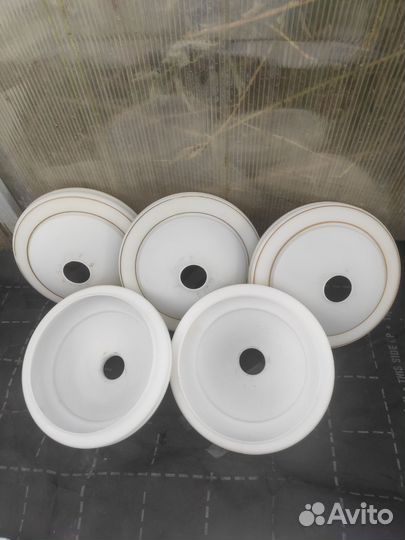 Люстра бу 5рожковая с плафонами