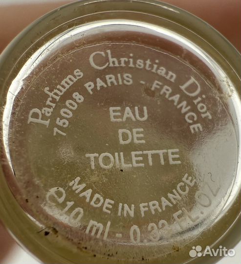 Dior Addict 2 edt 10 мл винтаж 2005