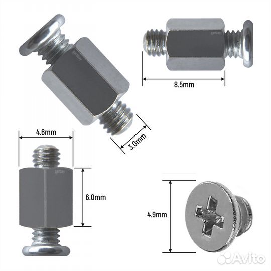 Стойка и винт крепления M.2 SSD накопителей для gi