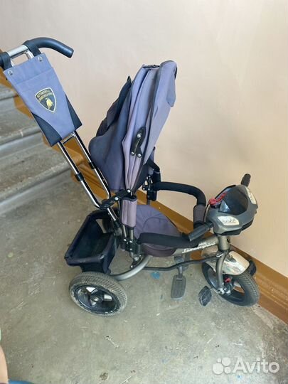 Велосипед с родительской ручкой