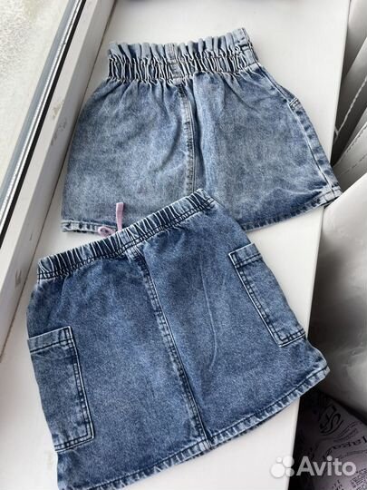 Джинсовая юбка для девочки